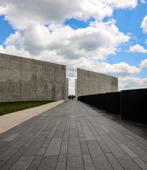 Flight 93 Woman Visiting Memorial